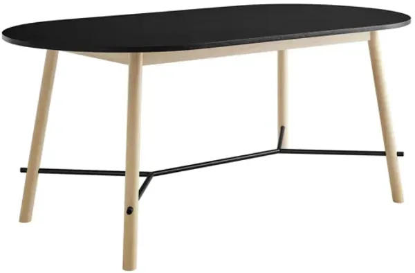 Infuse 71" Wood Grain Dining Table