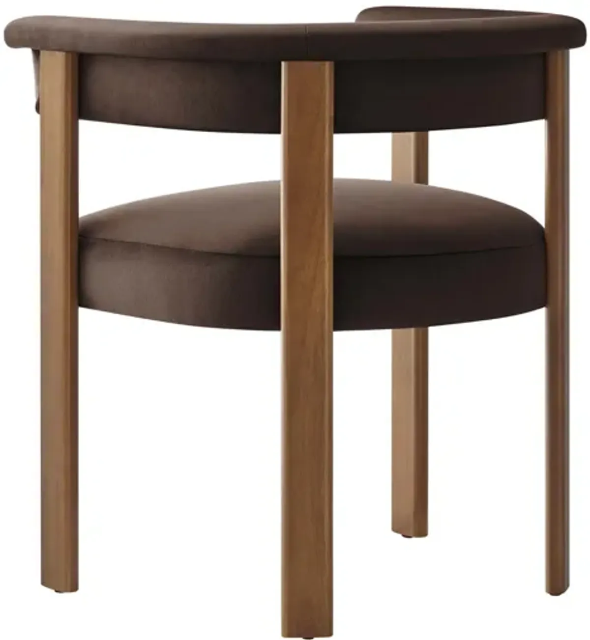 Imogen Performance Velvet Barrel Dining Chairs Set of 2