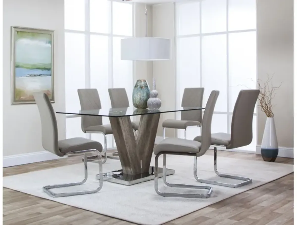 Veneto Dining Table + 4 Chairs