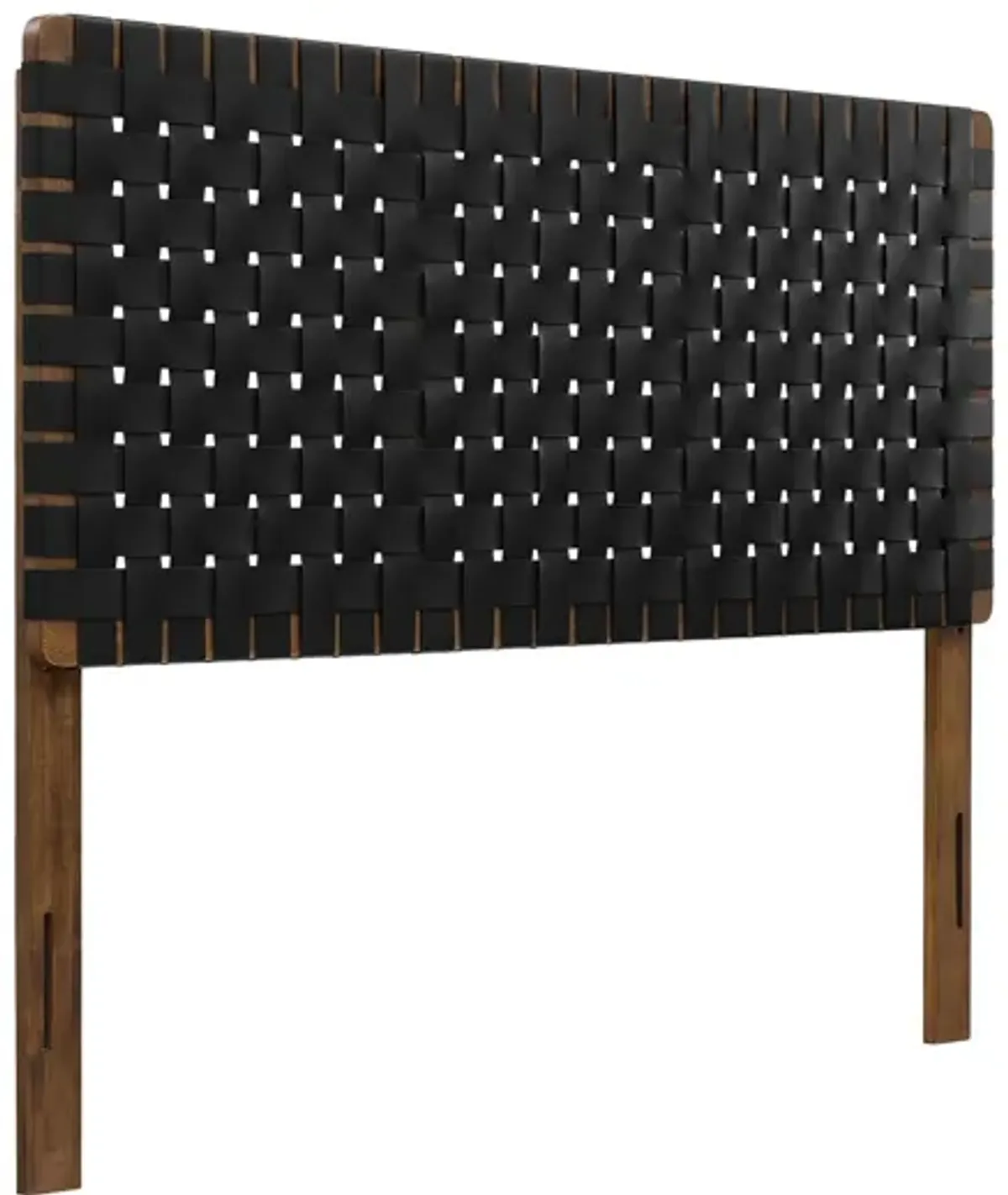 Sparta Weave Vegan Leather Full Headboard