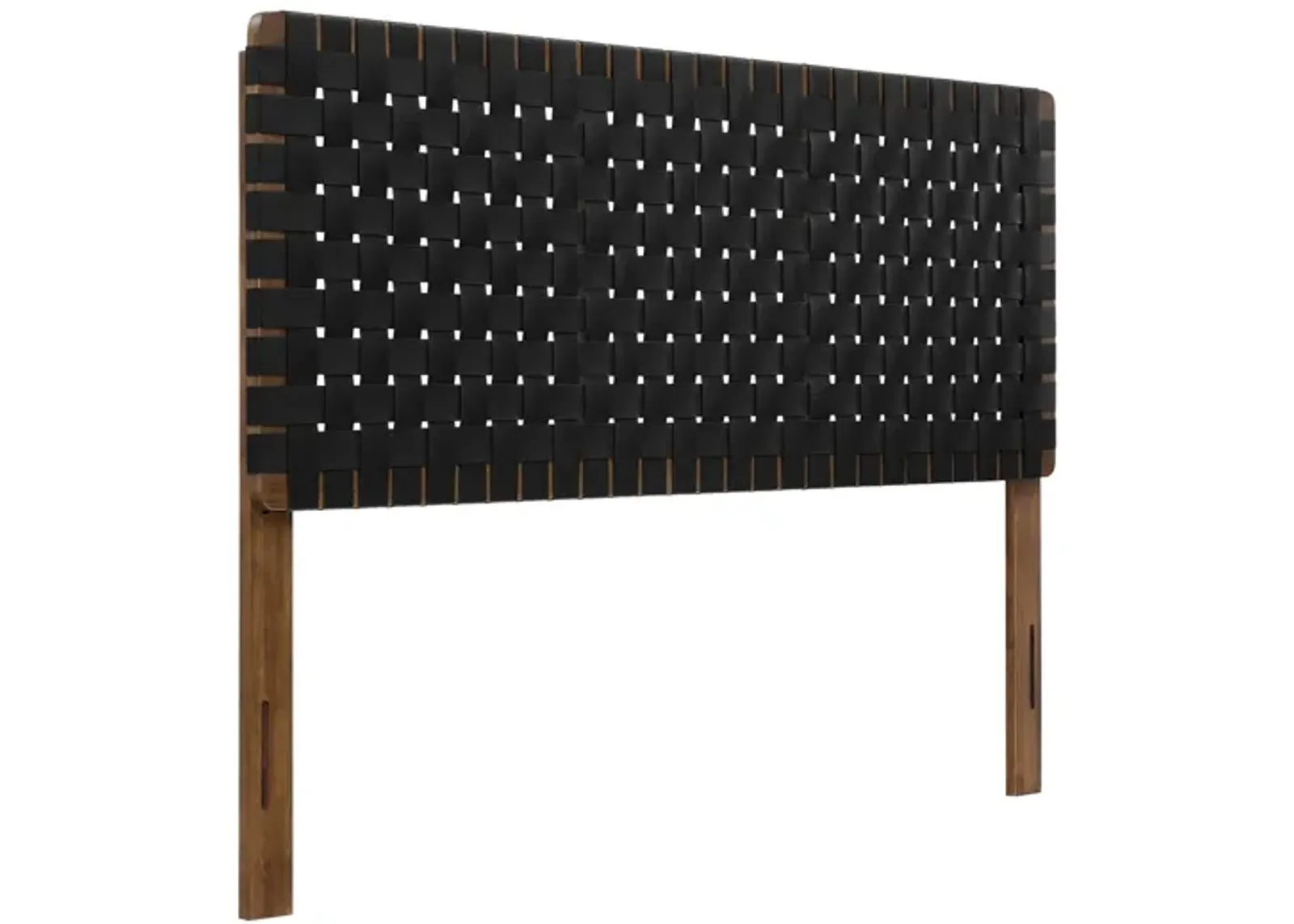 Sparta Weave Vegan Leather Queen Headboard