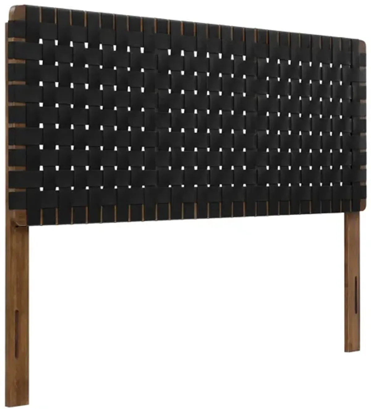 Sparta Weave Vegan Leather Queen Headboard