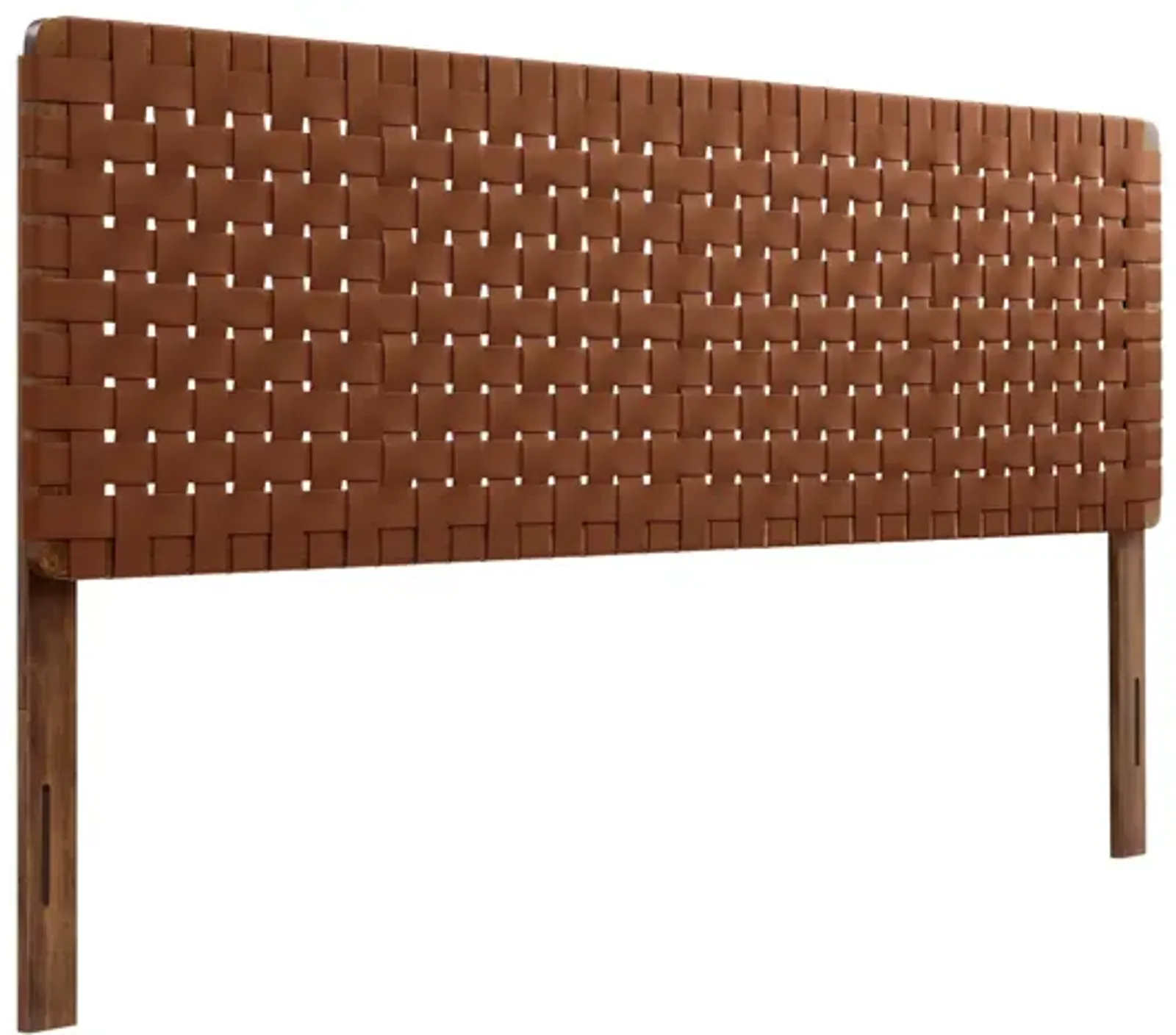 Sparta Weave Vegan Leather King Headboard