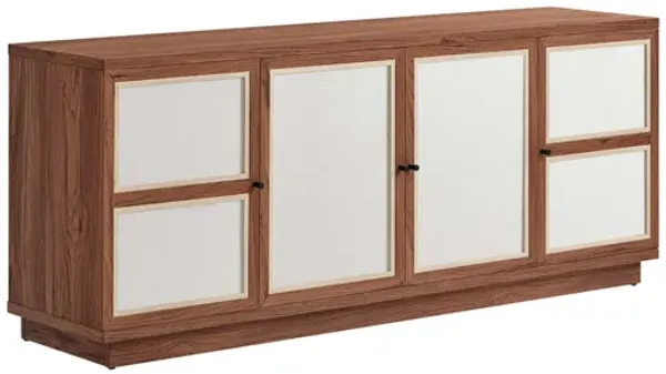 Capri 63" Wood Grain TV Console