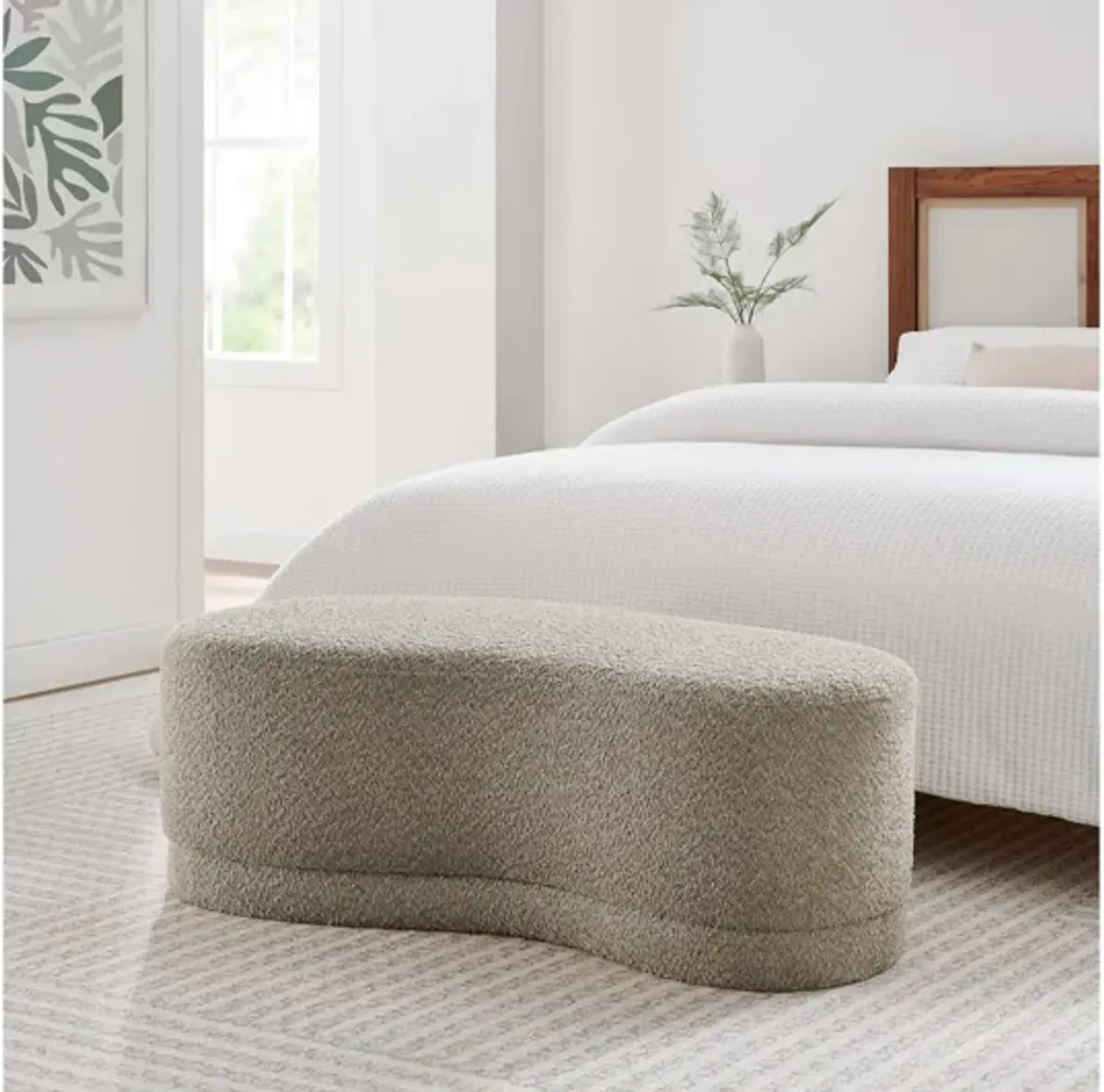 Nimbus 48" Upholstered Ottoman Bench