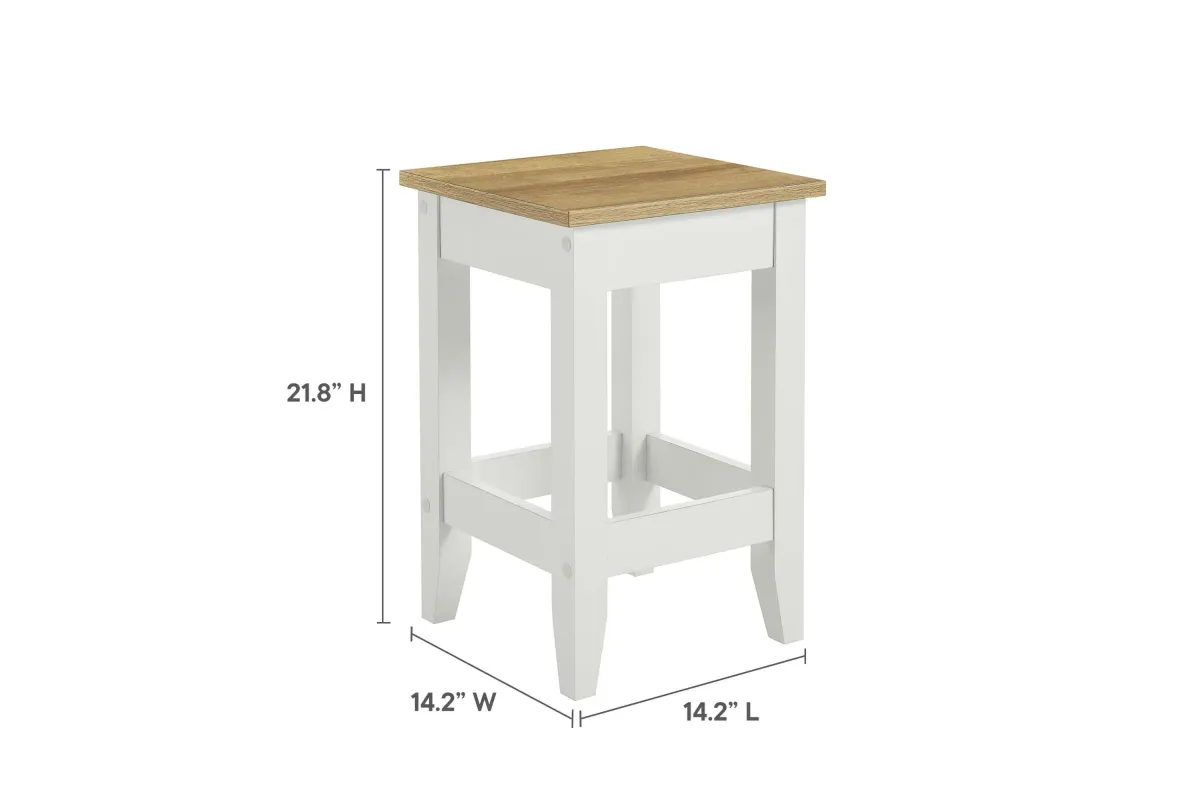 Garland 3-Piece Kitchen Island and Stool Set