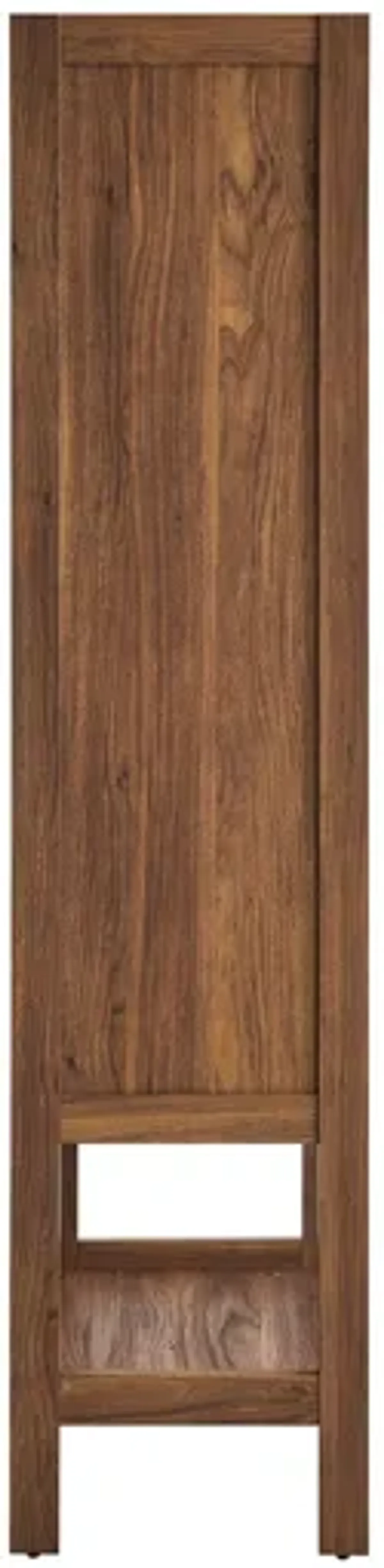 Capri Tall Wood Grain Standing Storage Cabinet