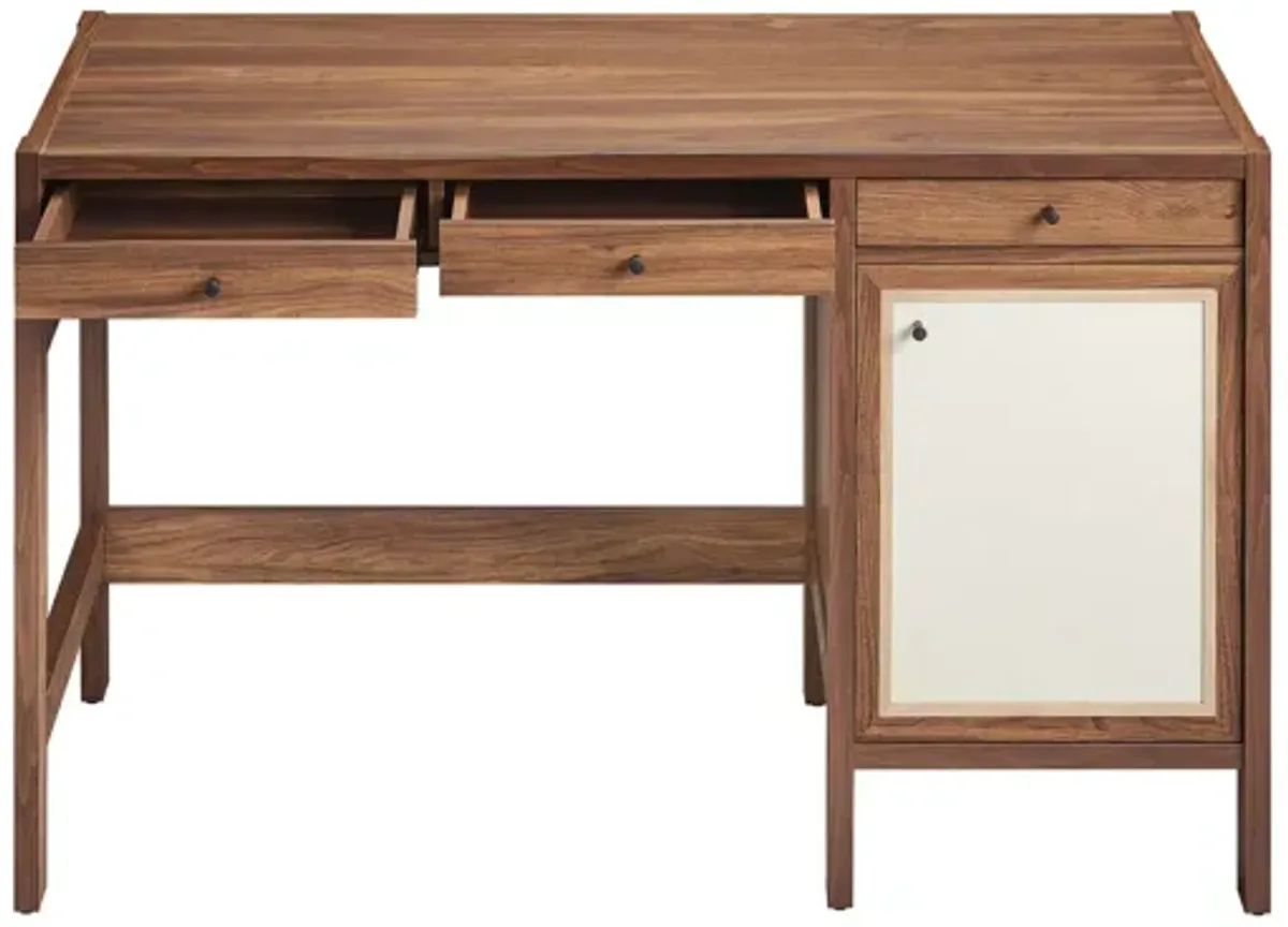 Capri 49" Wood Grain Office Desk