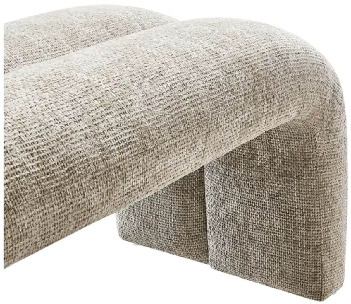 Dax 50.5" Chenille Upholstered Accent Bench