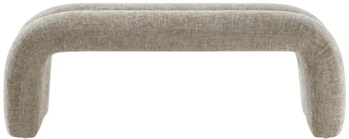 Dax 50.5" Chenille Upholstered Accent Bench