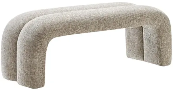 Dax 50.5" Chenille Upholstered Accent Bench