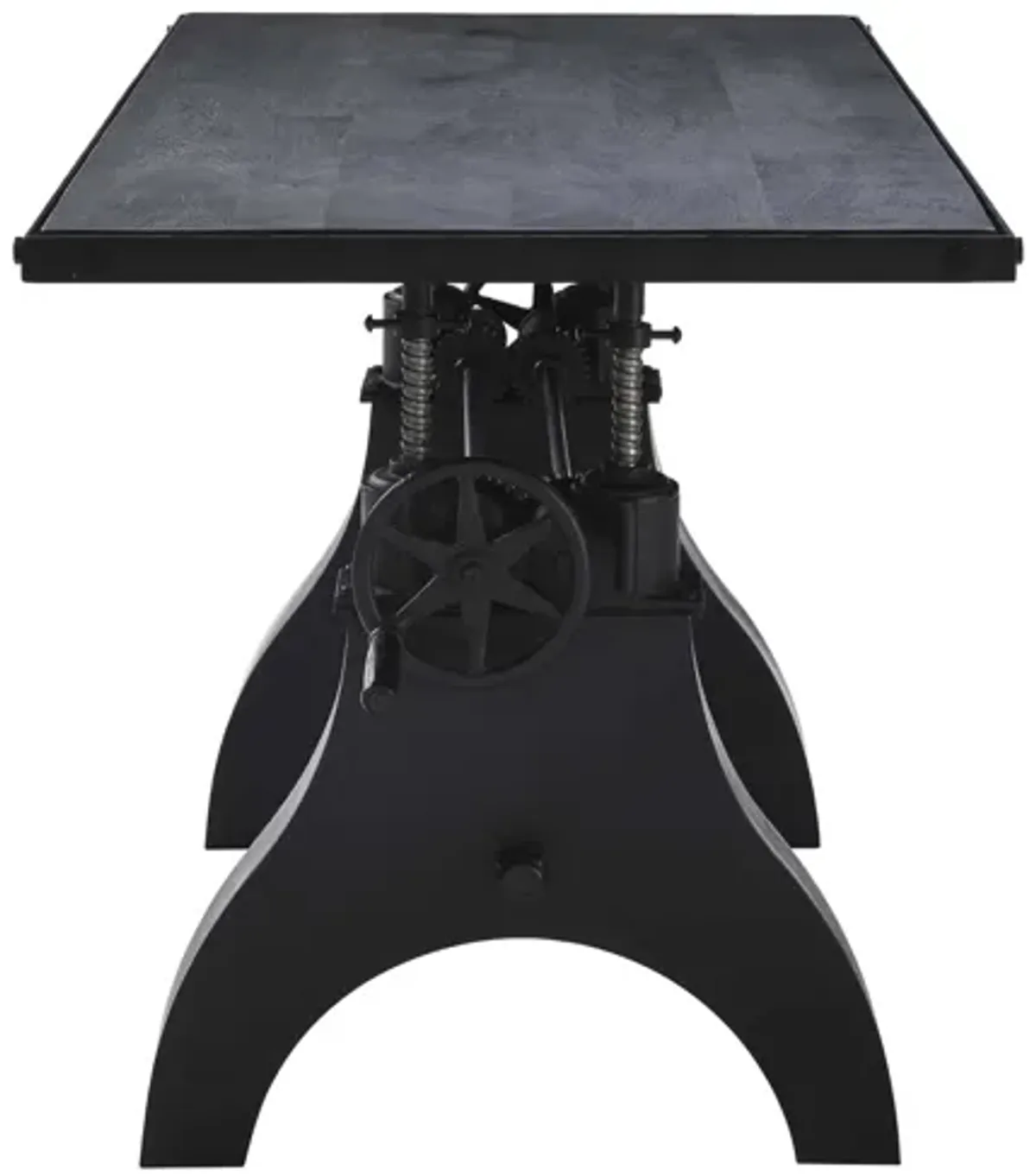 Genuine 60" Crank Adjustable Height Dining Table and Computer Desk