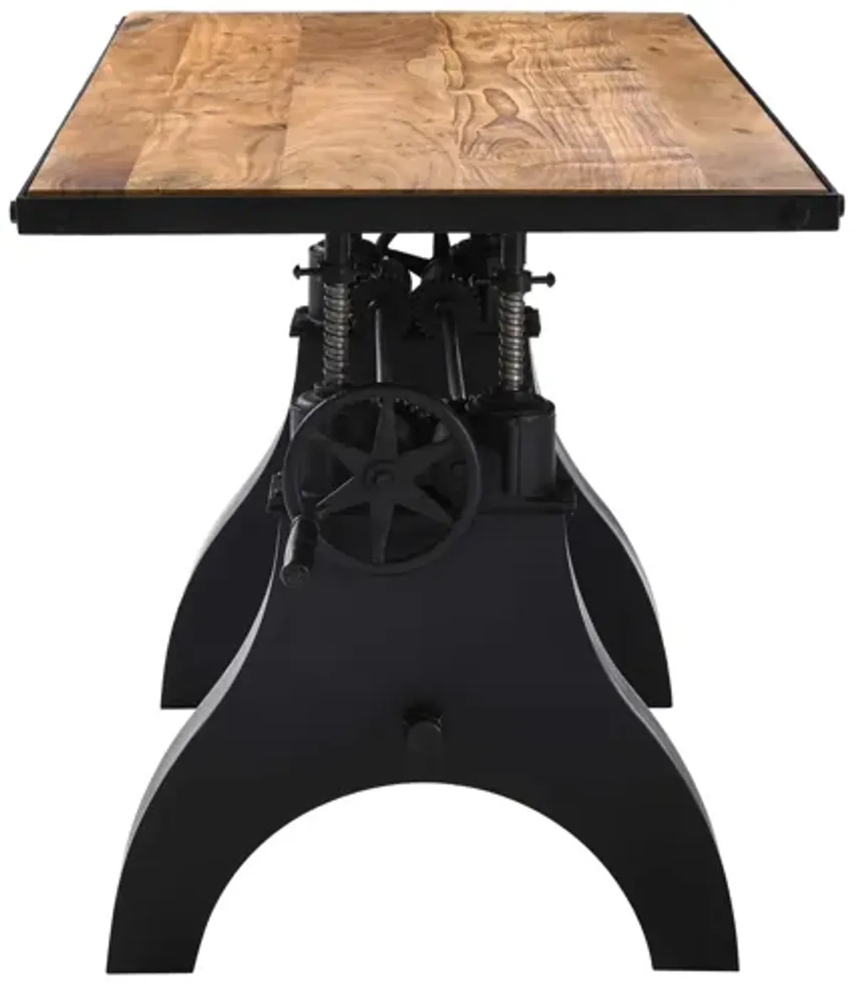 Genuine 60" Crank Adjustable Height Dining Table and Computer Desk