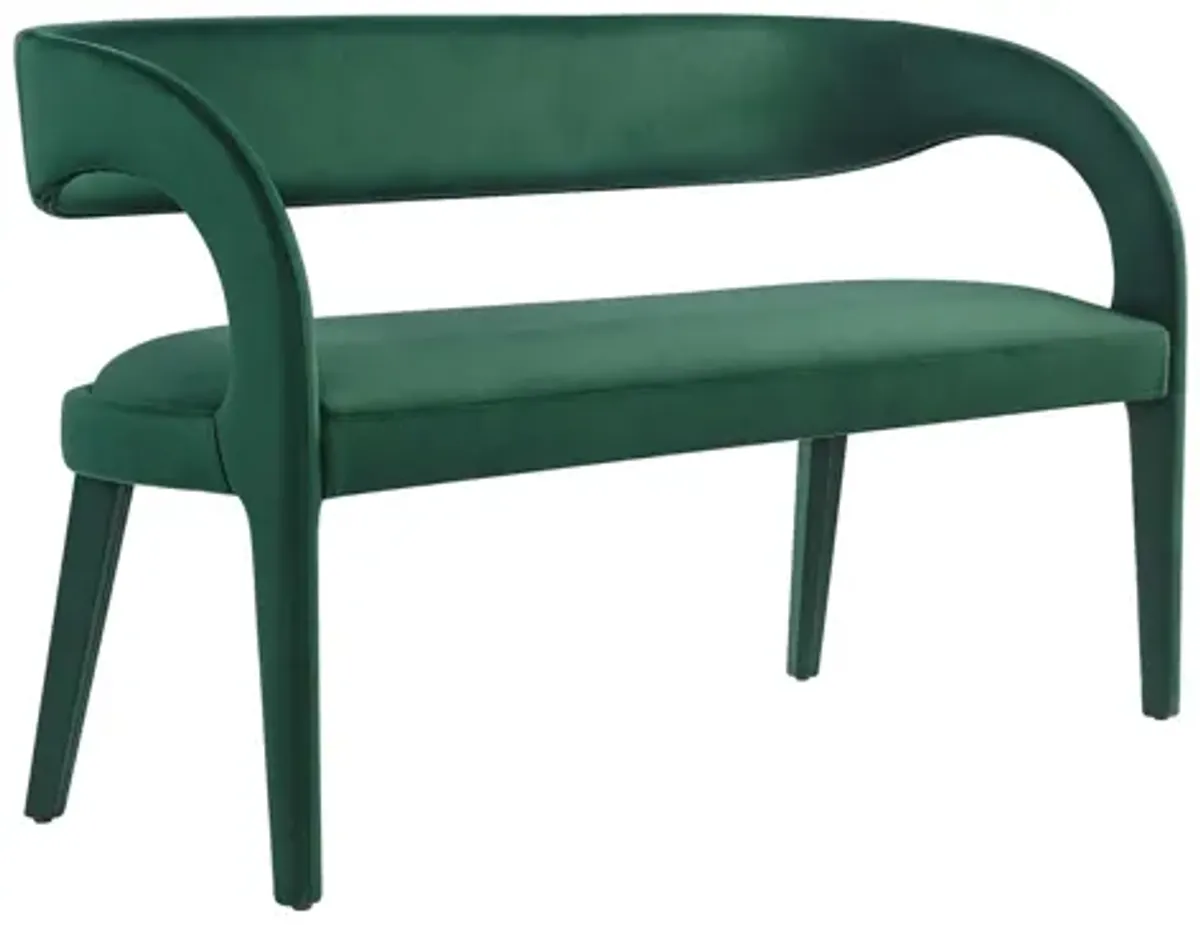 Pinnacle Performance Velvet Accent Bench by Modway