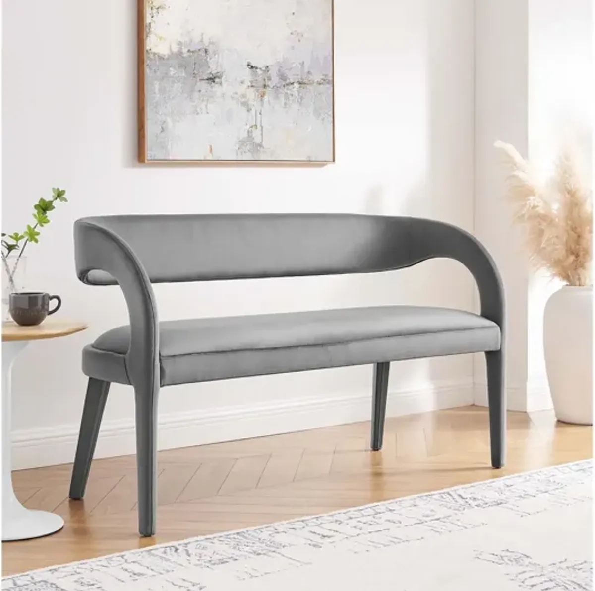 Pinnacle Performance Velvet Accent Bench by Modway