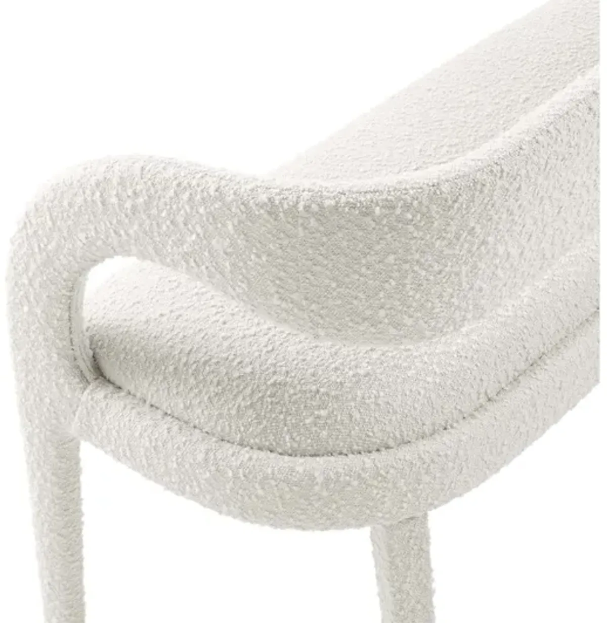 Pinnacle Boucle Fabric Accent Bench by Modway