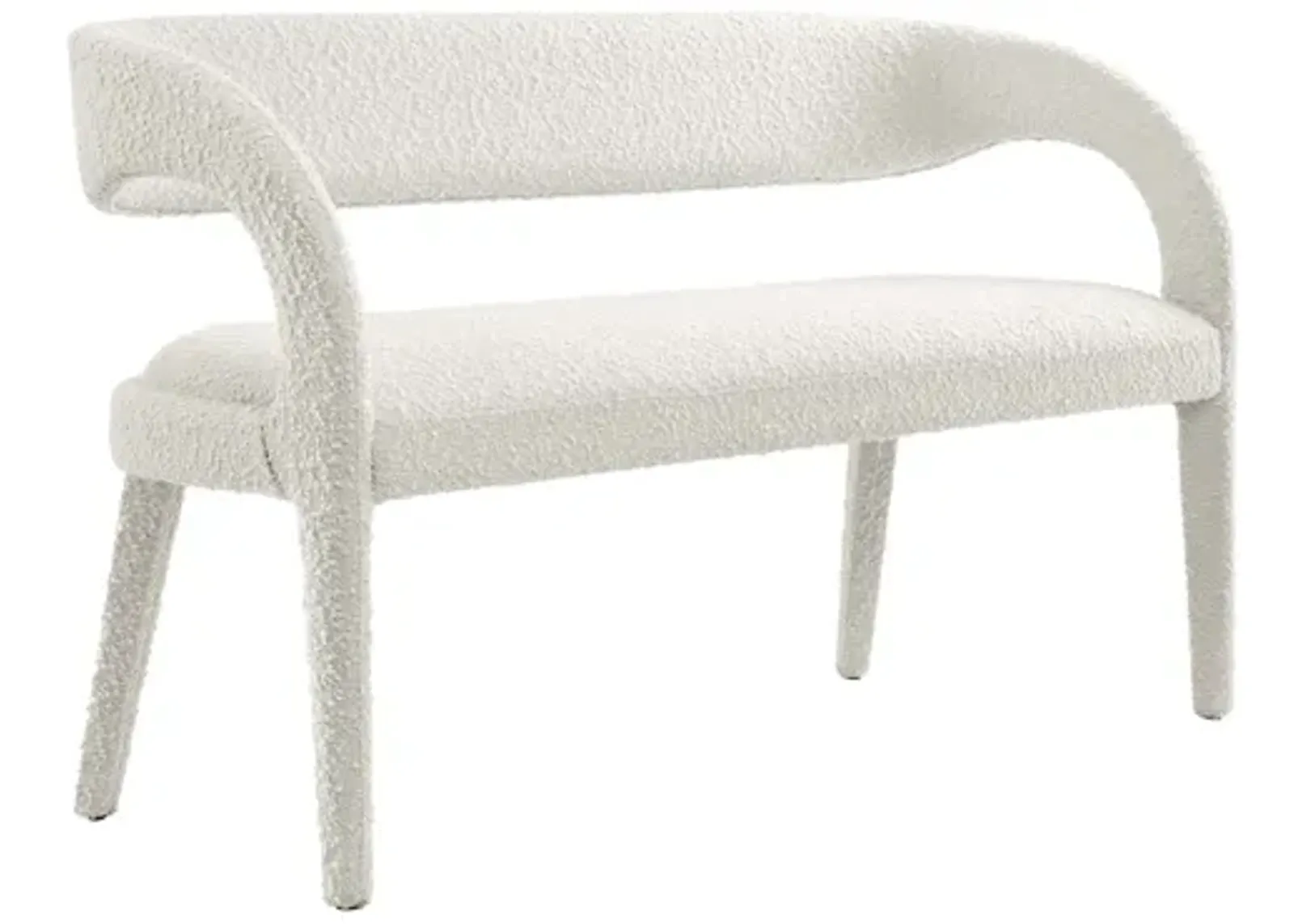 Pinnacle Boucle Fabric Accent Bench by Modway