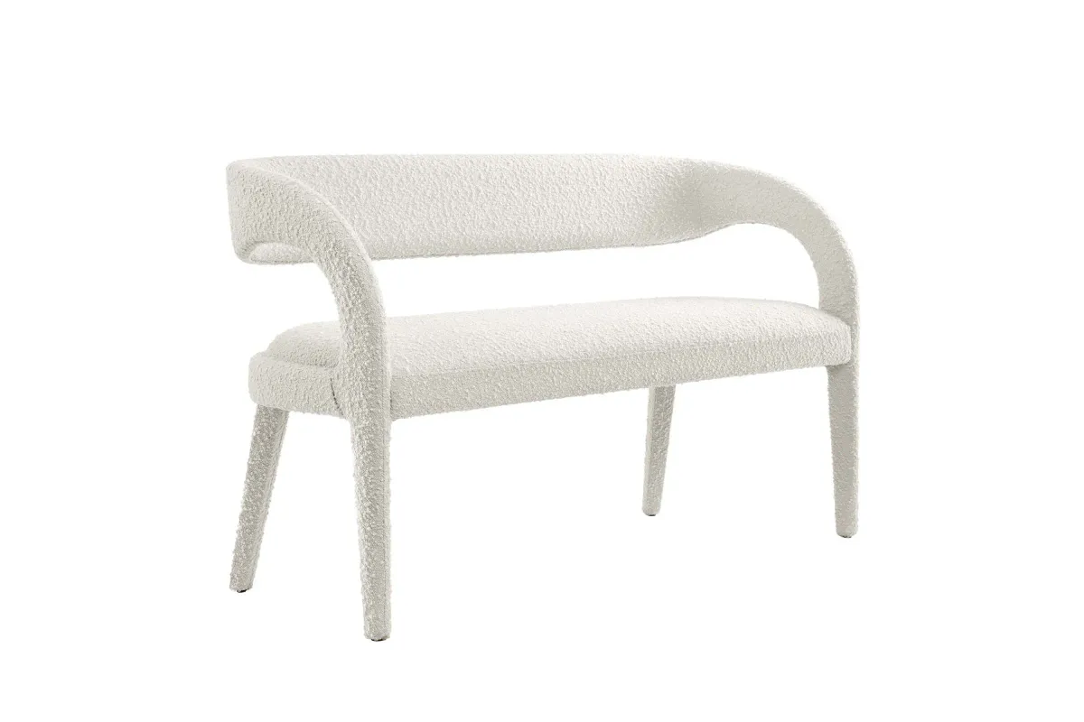 Pinnacle Boucle Fabric Accent Bench by Modway