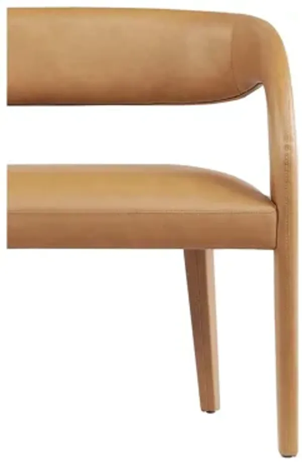 Pinnacle Vegan Leather Accent Bench by Modway