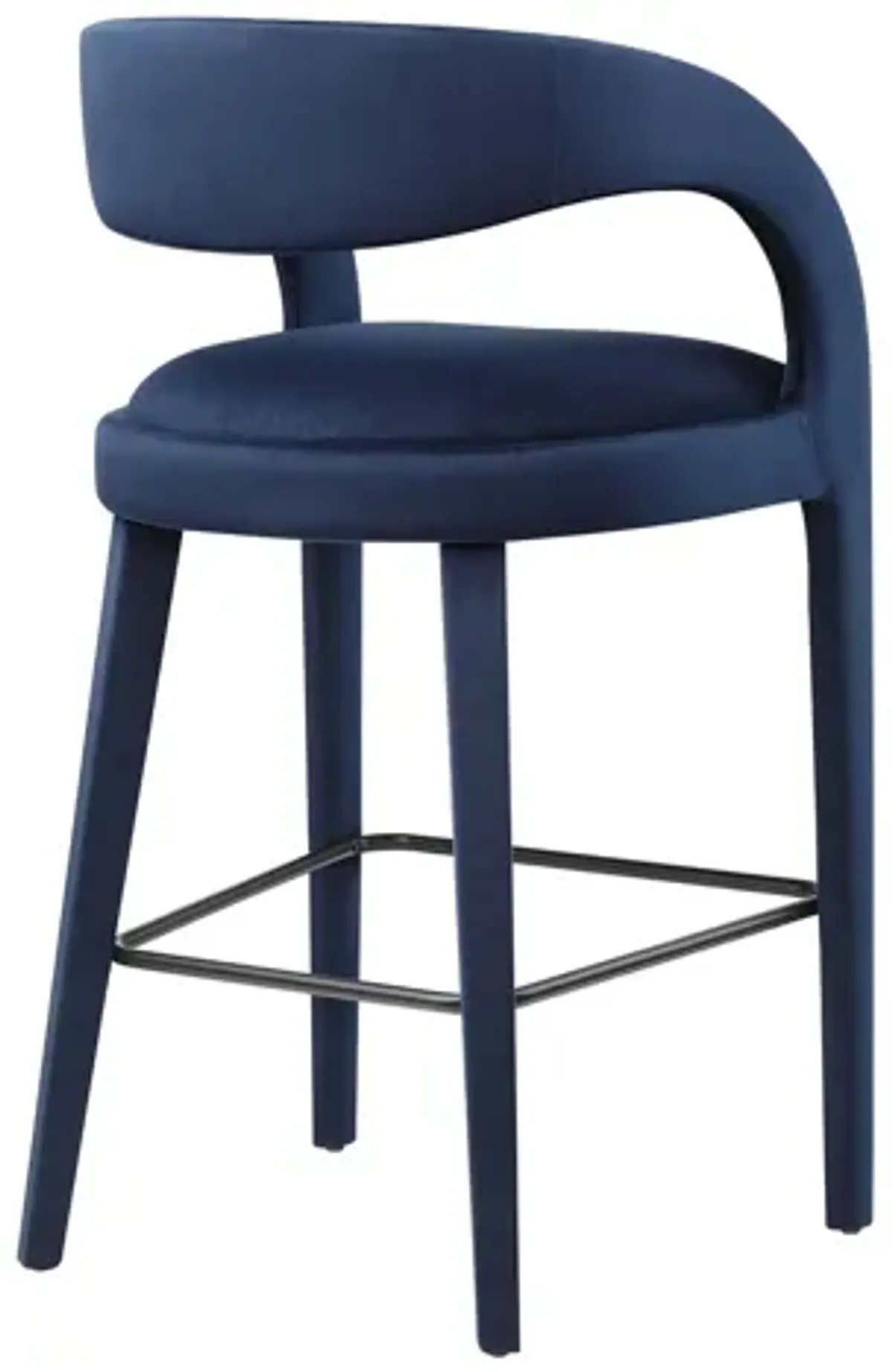 Pinnacle Performance Velvet Bar Stool Set of 2