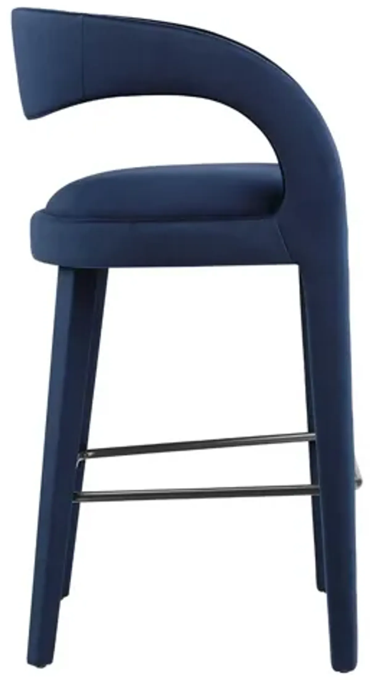 Pinnacle Performance Velvet Bar Stool Set of 2