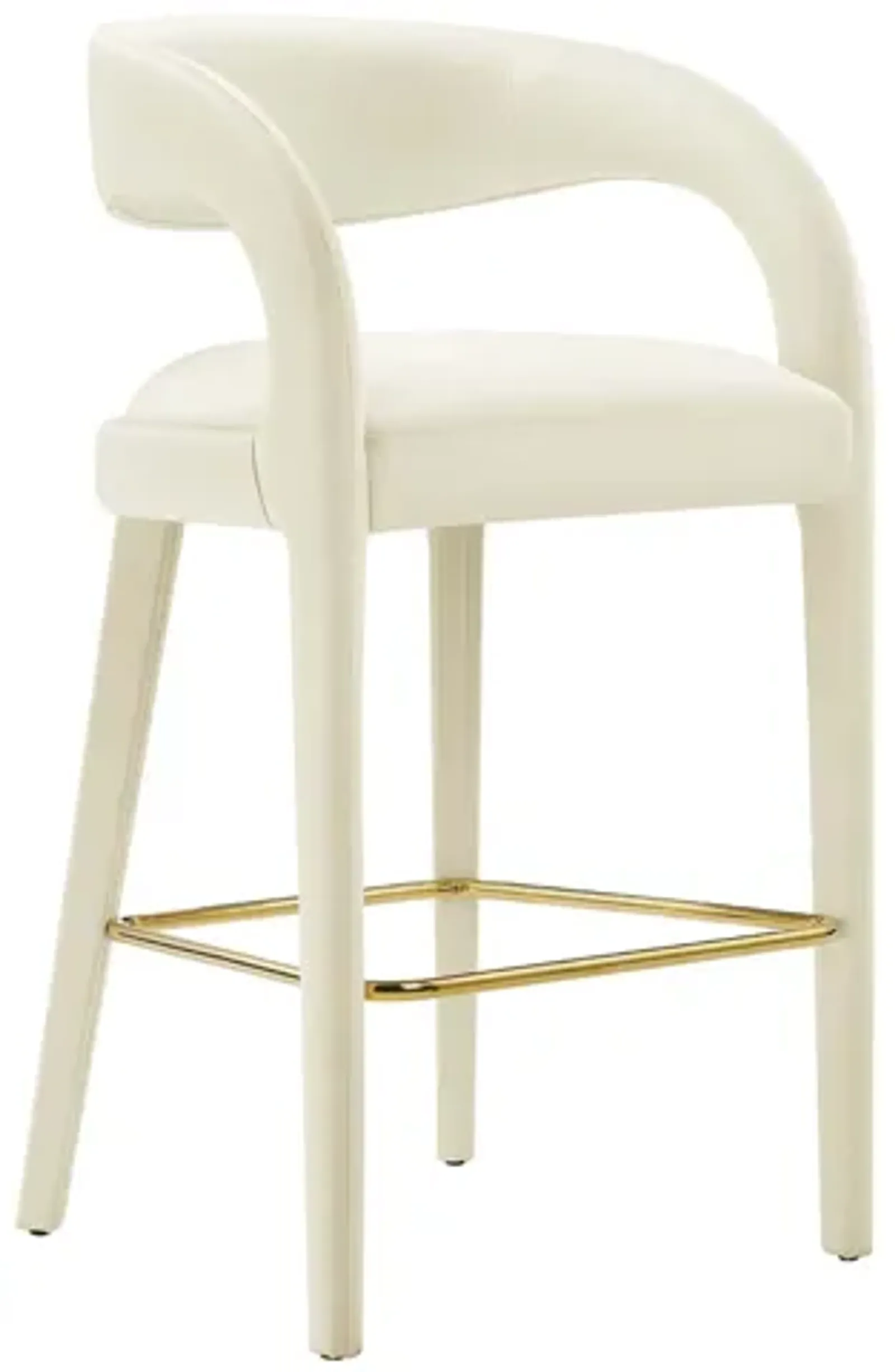 Pinnacle Performance Velvet Bar Stool Set of 2