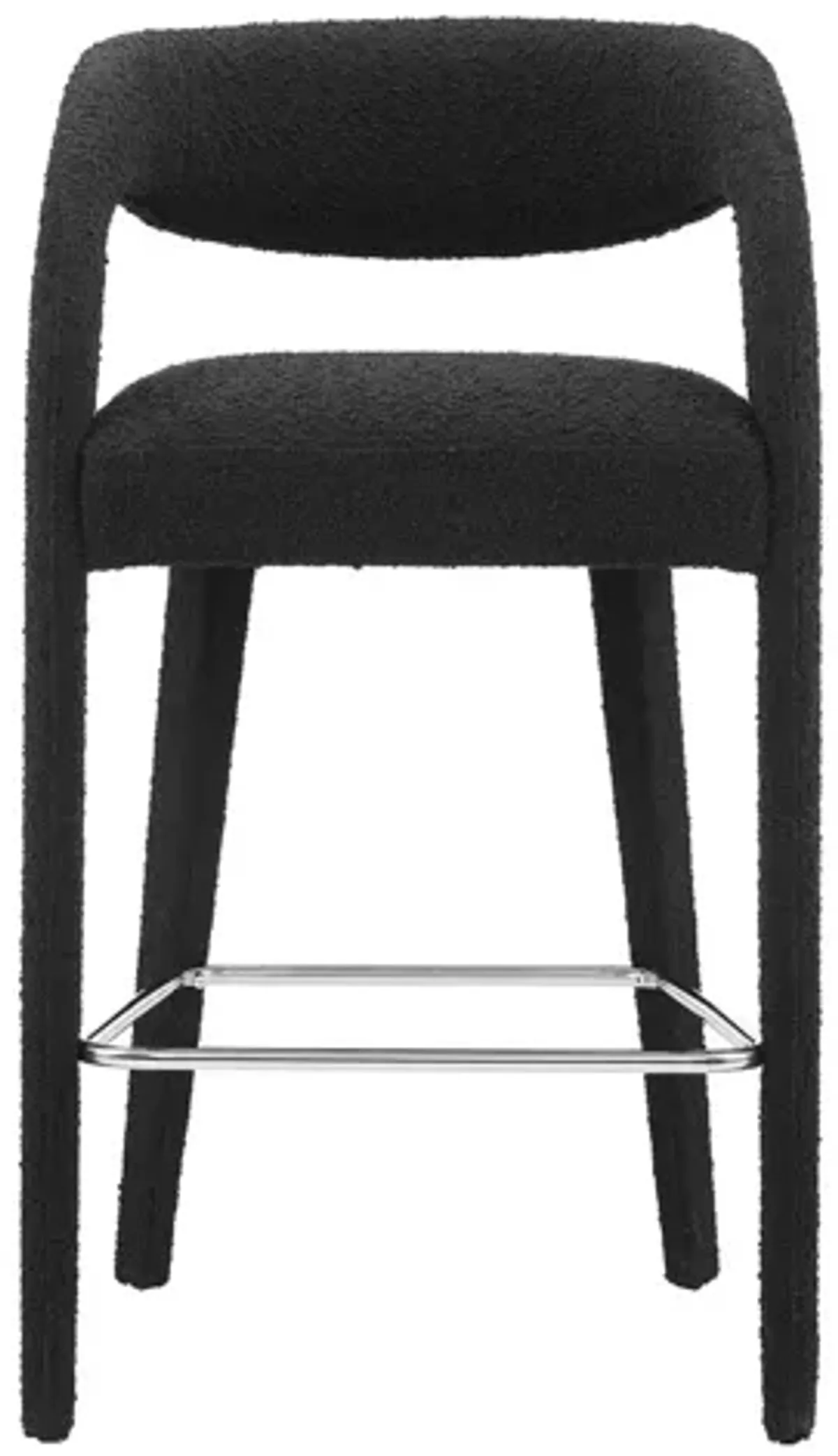 Pinnacle Boucle Upholstered Bar Stool Set of 2