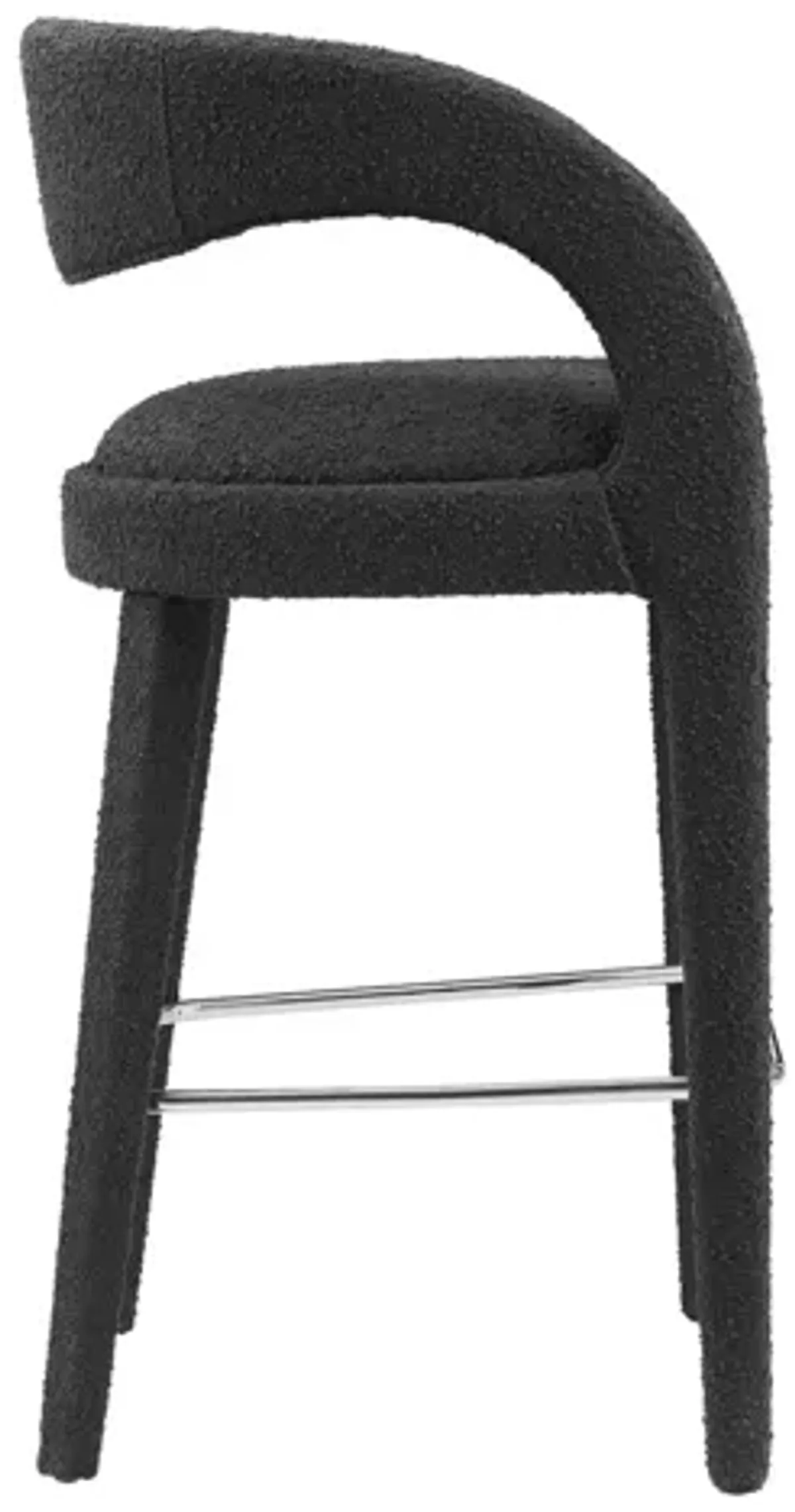 Pinnacle Boucle Upholstered Bar Stool Set of 2