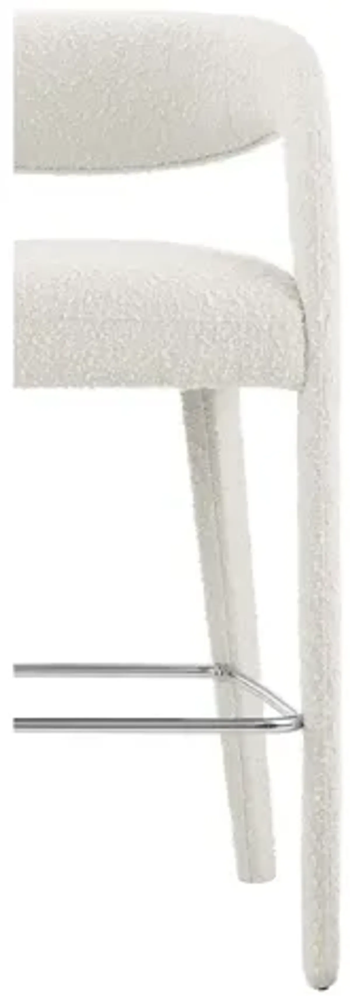 Pinnacle Boucle Upholstered Bar Stool Set of 2