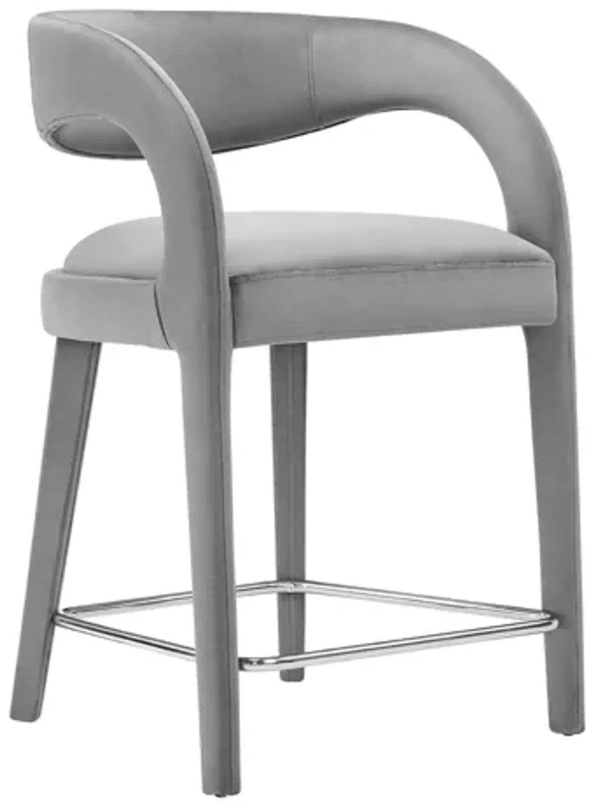 Pinnacle Performance Velvet Counter Stool Set of 2