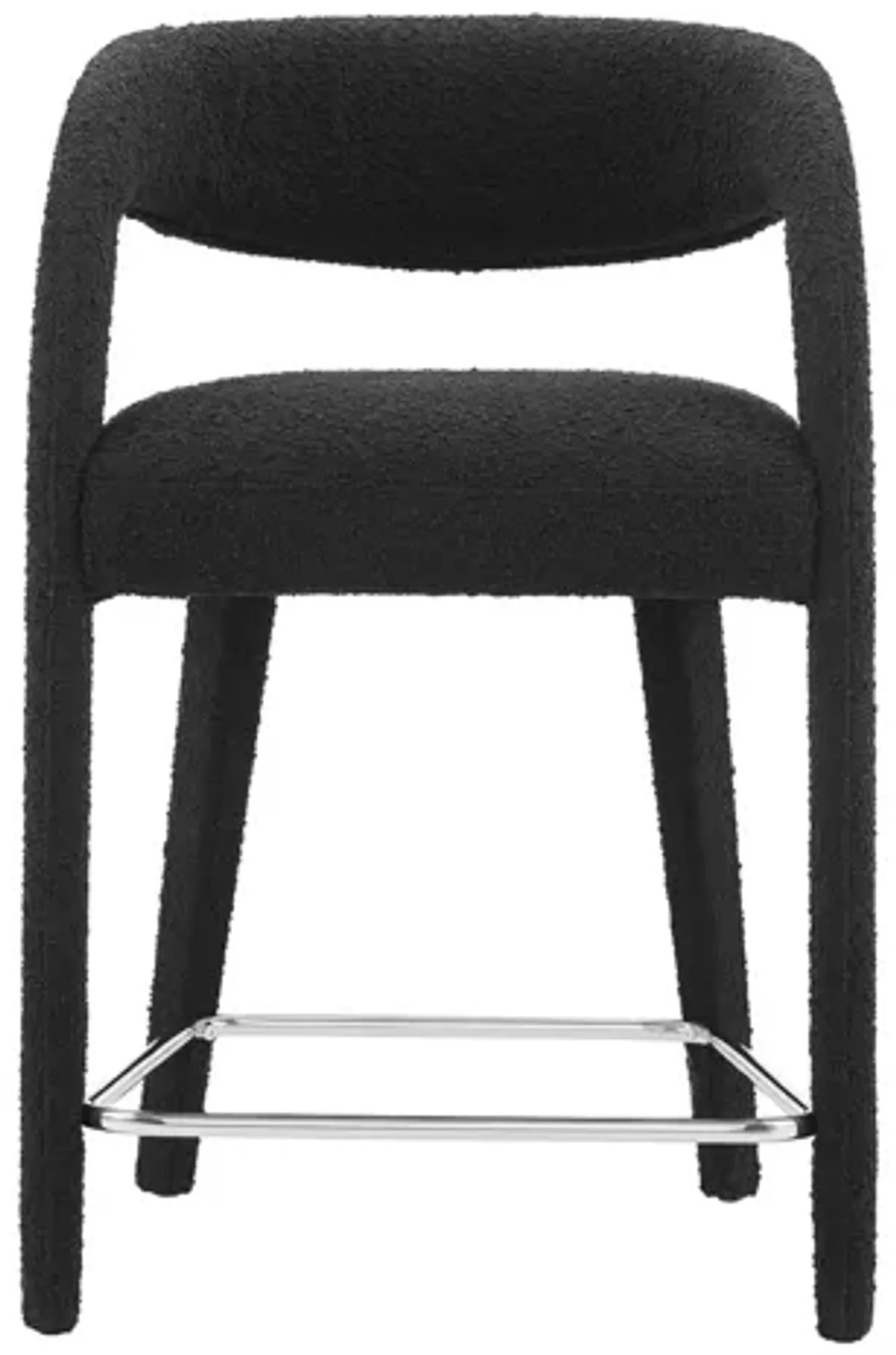 Pinnacle Boucle Upholstered Counter Stool Set of 2