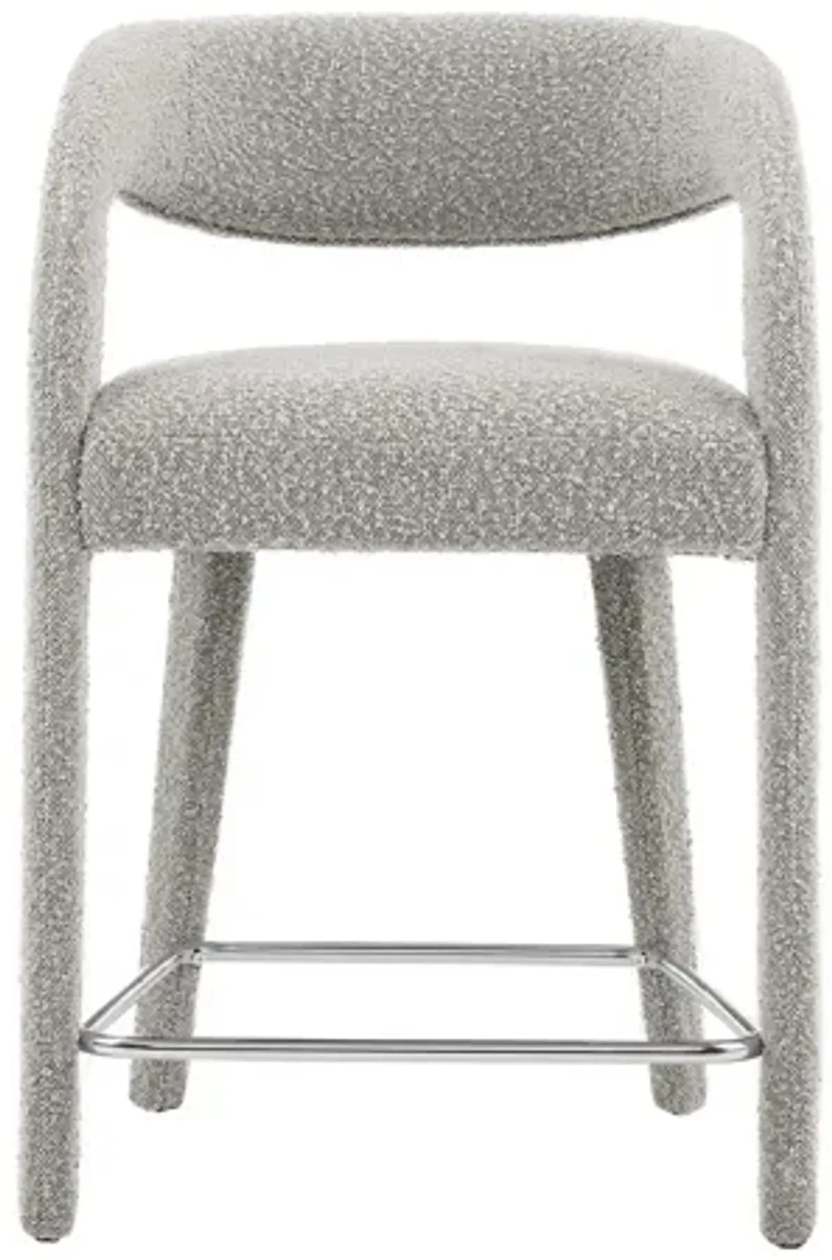 Pinnacle Boucle Upholstered Counter Stool Set of 2