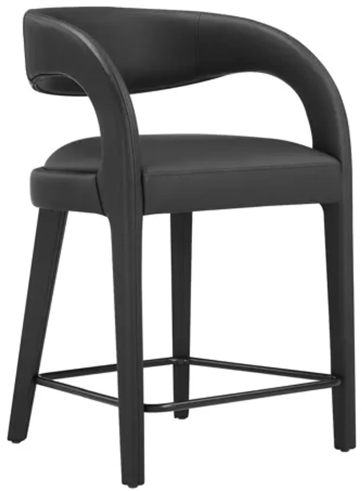 Pinnacle Vegan Leather Counter Stool Set of 2