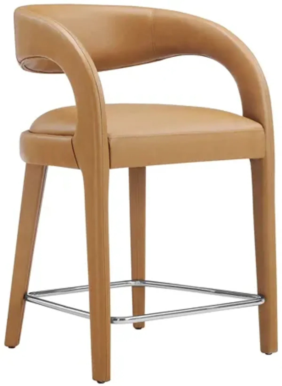 Pinnacle Vegan Leather Counter Stool Set of 2