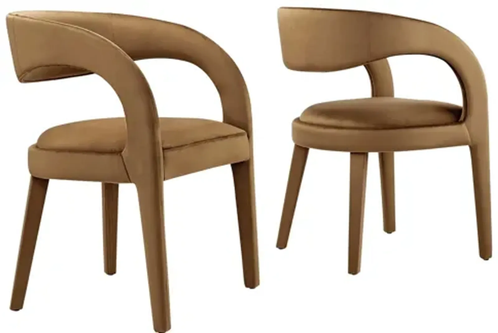 Pinnacle Performance Velvet Dining Chair Set of 2