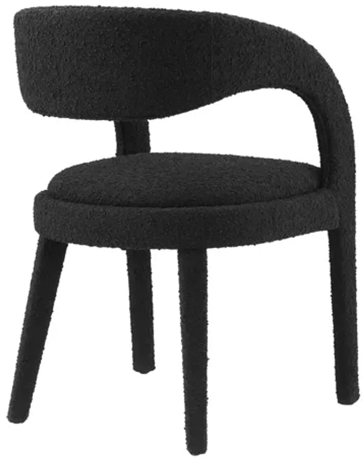 Pinnacle Boucle Upholstered Dining Chair Set of 2