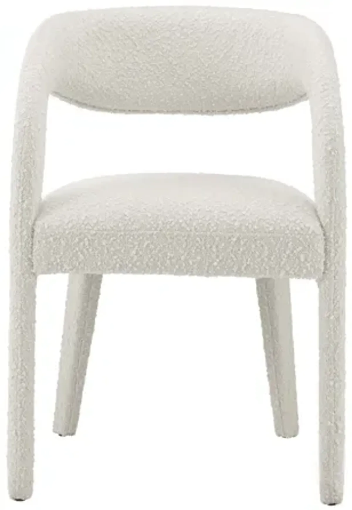 Pinnacle Boucle Upholstered Dining Chair Set of 2