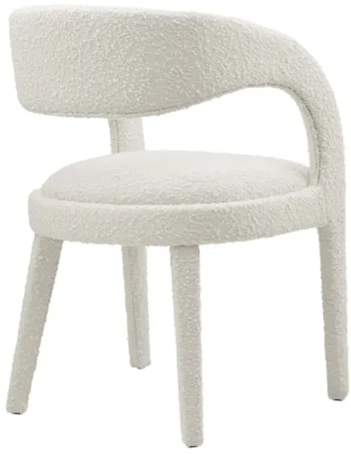 Pinnacle Boucle Upholstered Dining Chair Set of 2