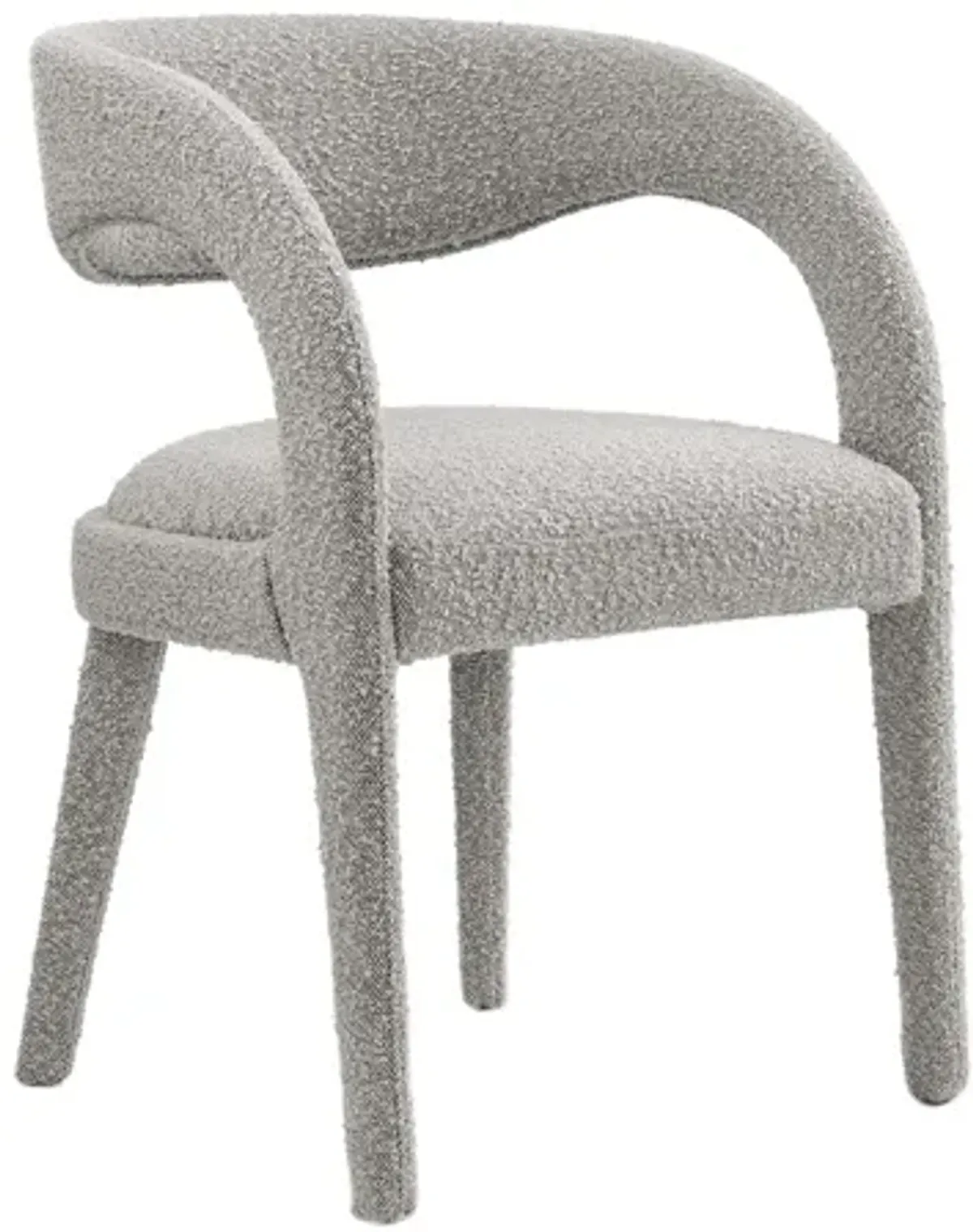 Pinnacle Boucle Upholstered Dining Chair Set of 2