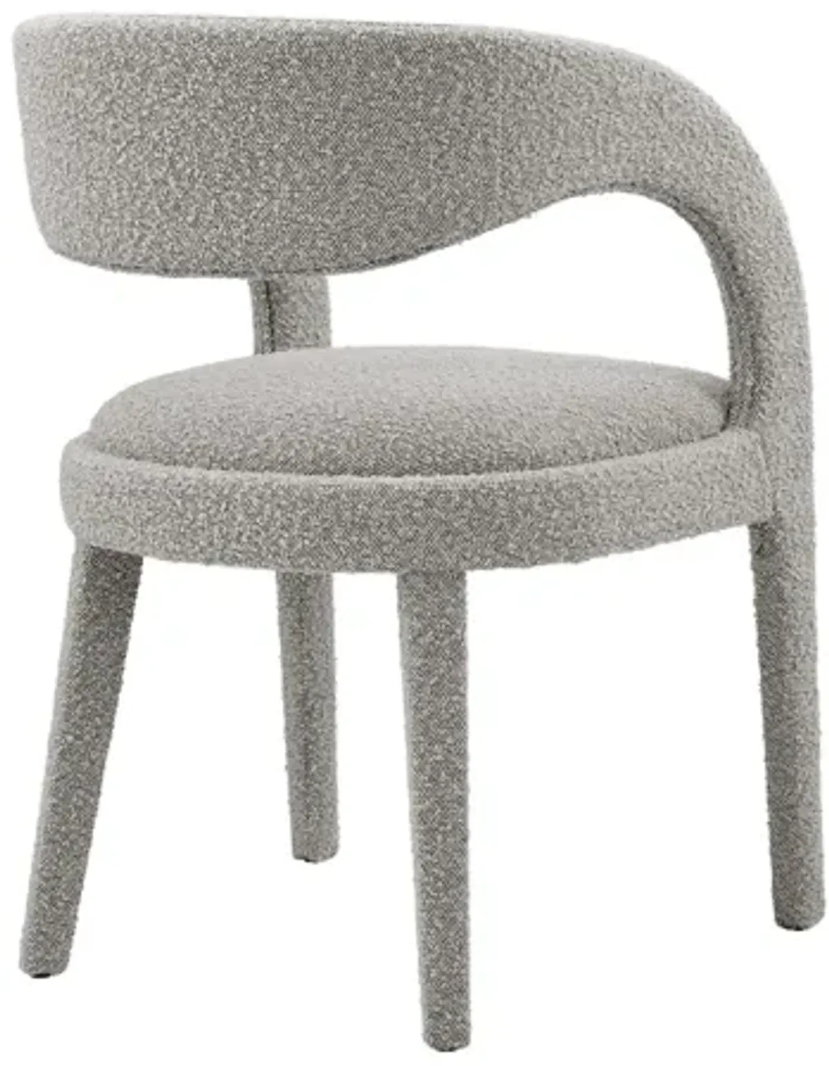 Pinnacle Boucle Upholstered Dining Chair Set of 2