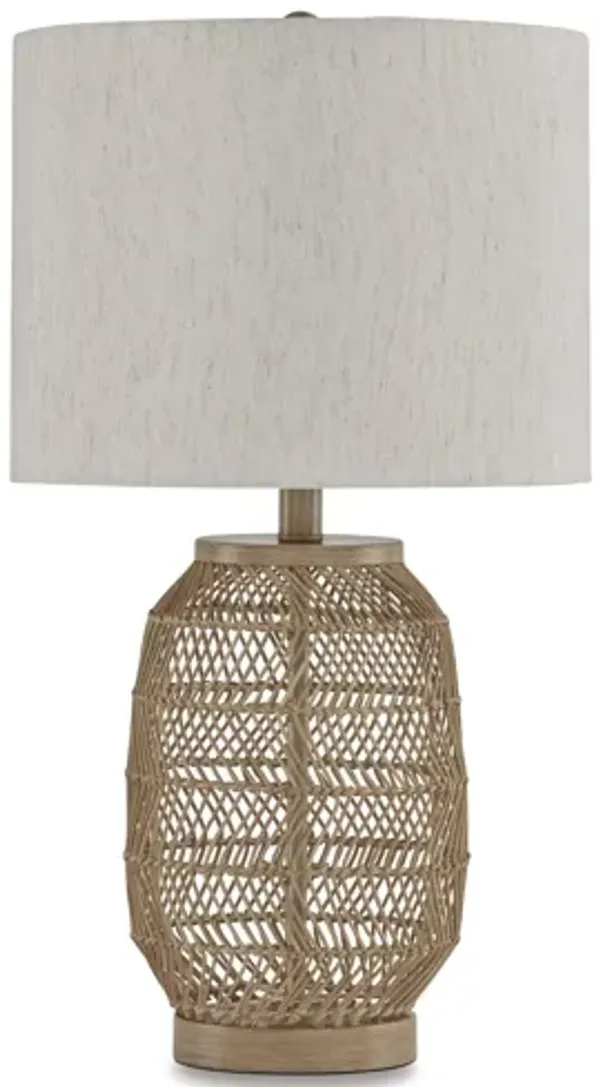 Orenman Rattan Table Lamp (Set of 2)