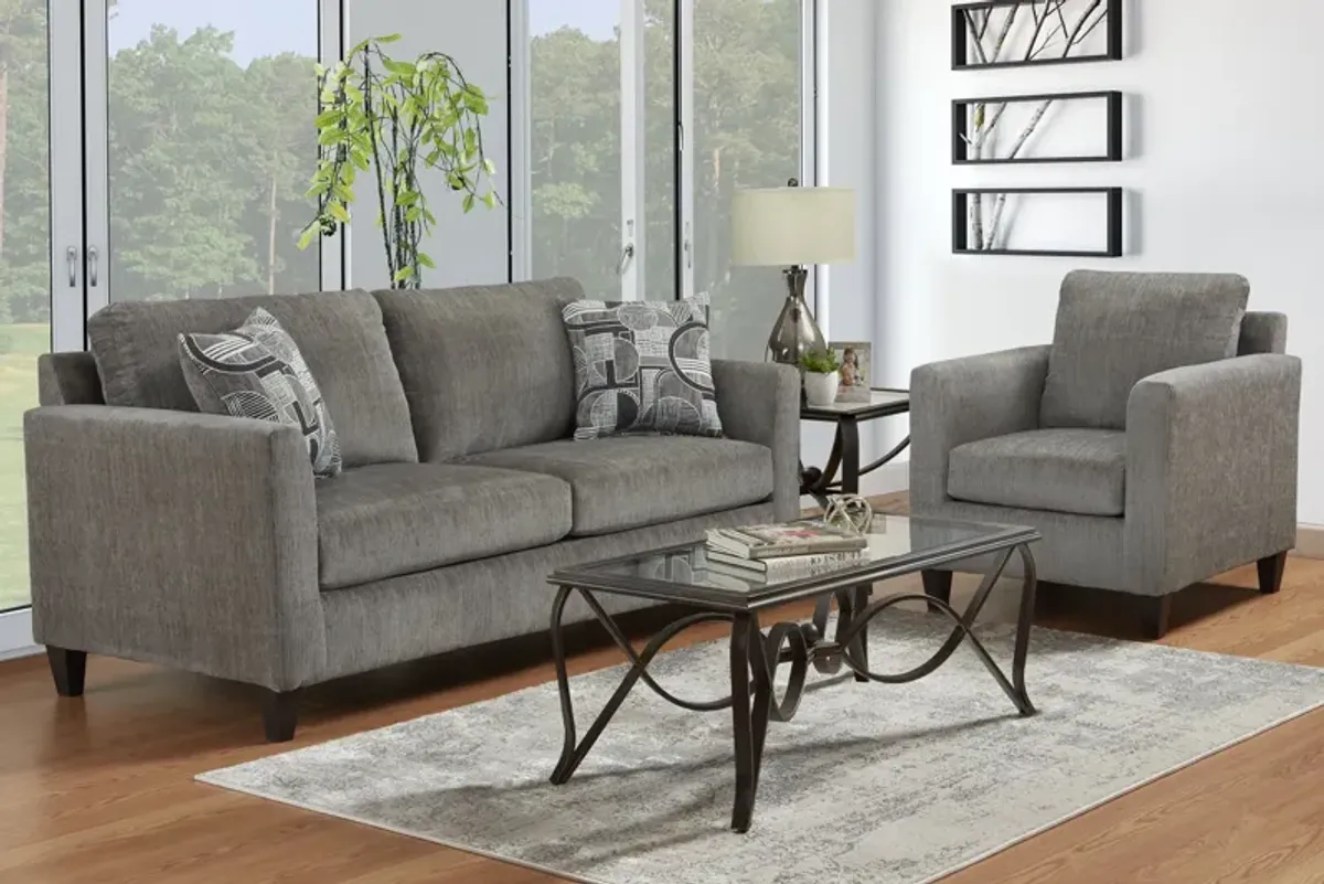 Sims Charcoal Sofa