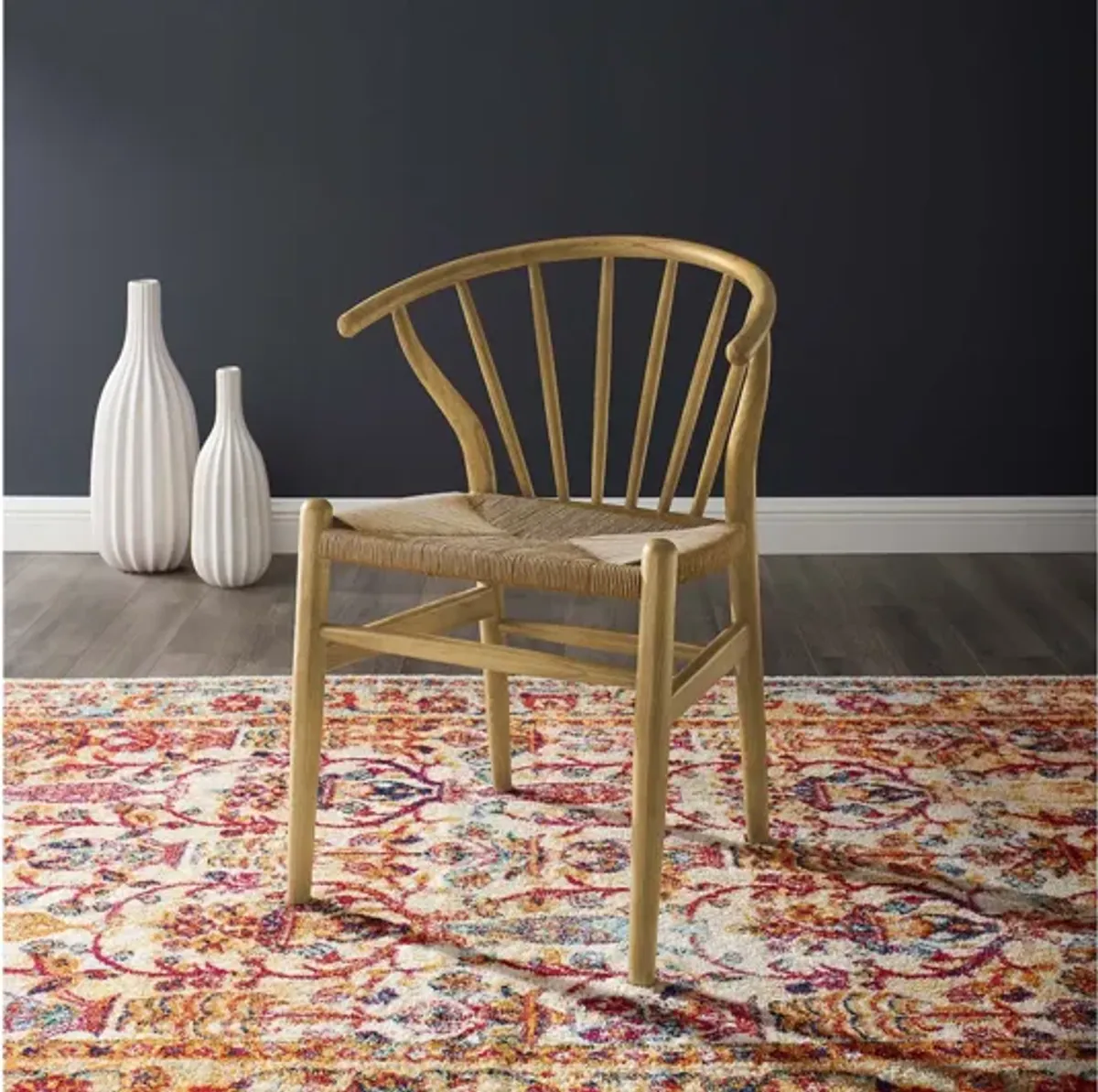 Flourish Spindle Wood Dining Side Chair