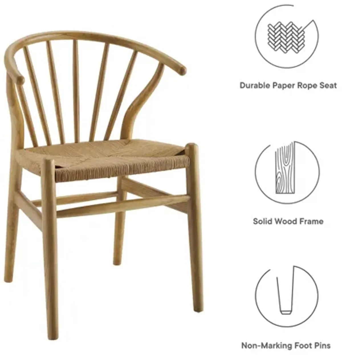 Flourish Spindle Wood Dining Side Chair