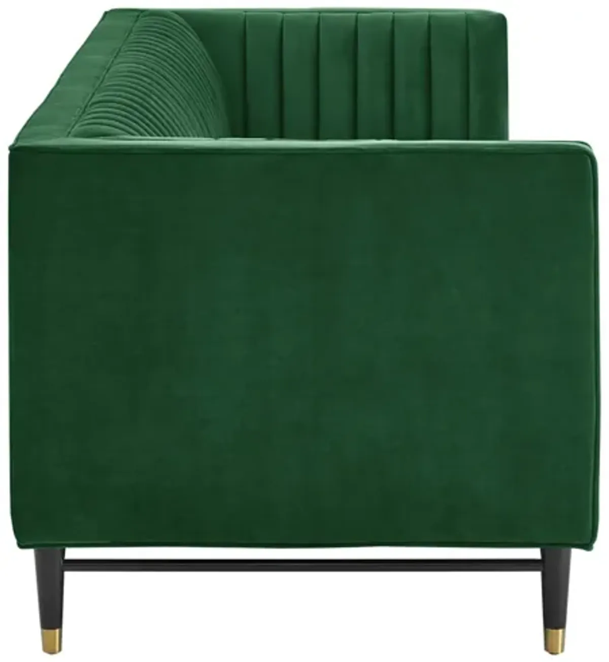 Devote Channel Tufted Performance Velvet Sofa