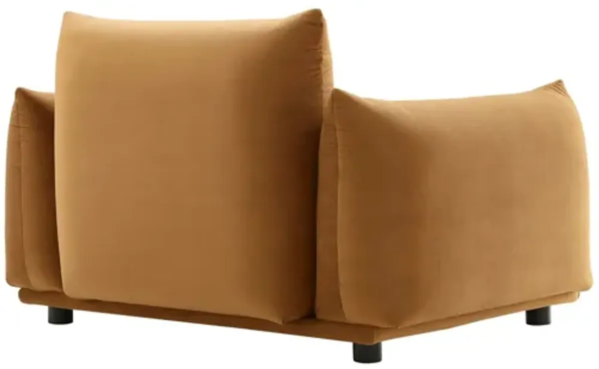 Copious Performance Velvet Armchair