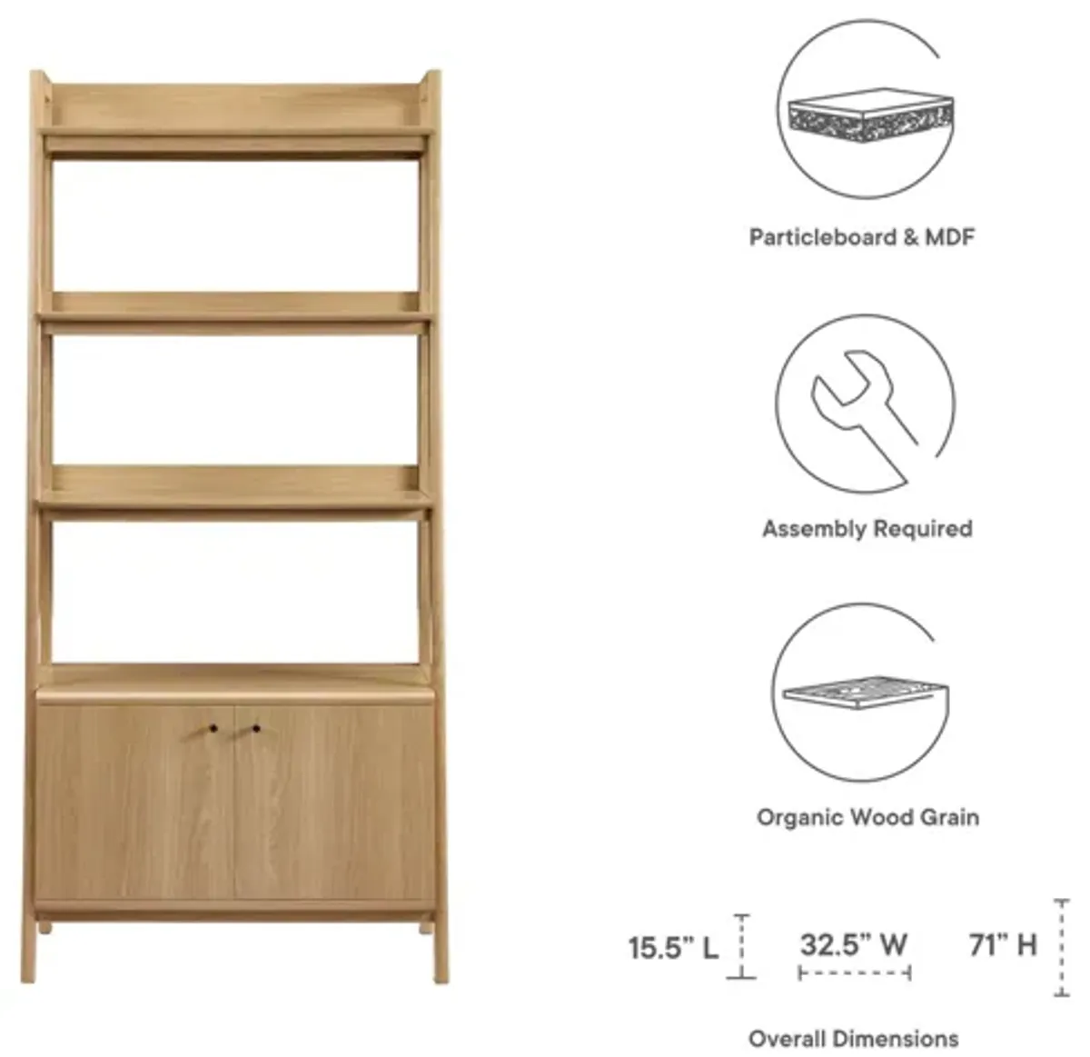 Bixby 33" Bookshelf