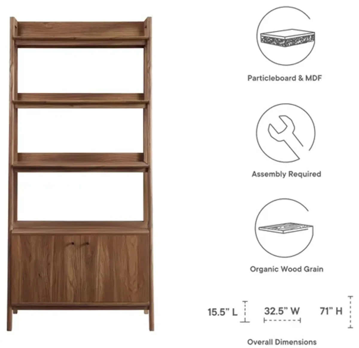 Bixby 33" Bookshelf