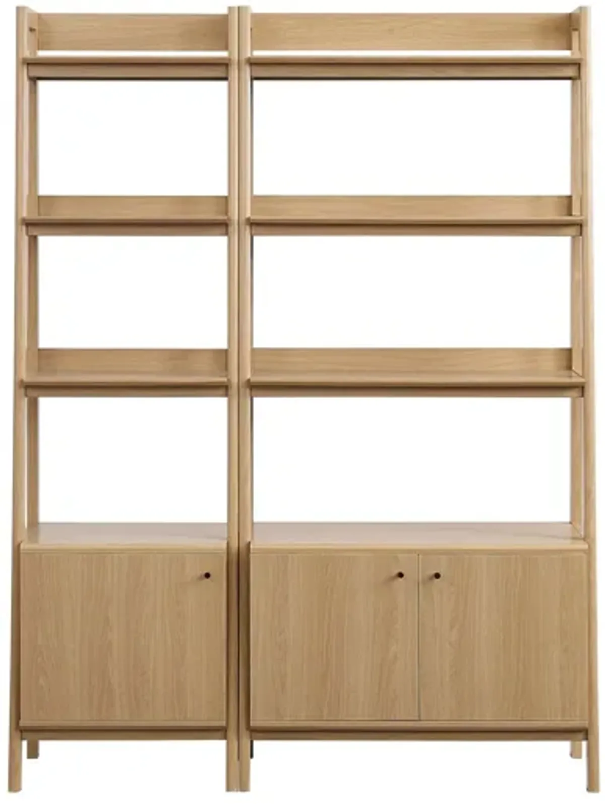 Bixby Wood Bookshelves Set of 2