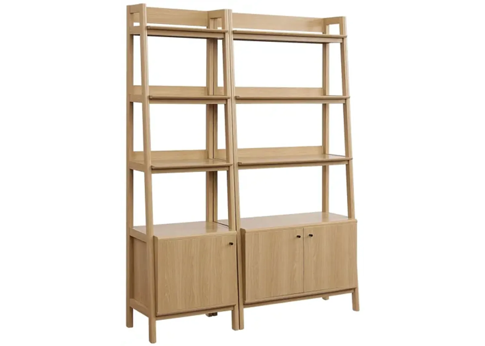 Bixby Wood Bookshelves Set of 2